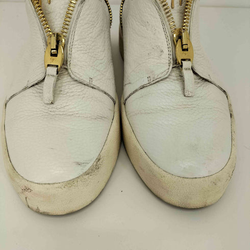 ジュゼッペザノッティ GIUSEPPE ZANOTTI フロントジップスニーカー メンズ EUR:42.5