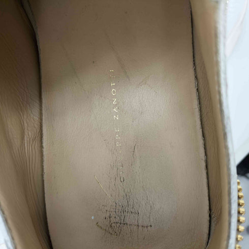 ジュゼッペザノッティ GIUSEPPE ZANOTTI フロントジップスニーカー メンズ EUR:42.5