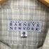 バーニーズニューヨーク BARNEYS NEWYORK MADE IN ITALY チェック柄BDシャツ メンズ 15/38