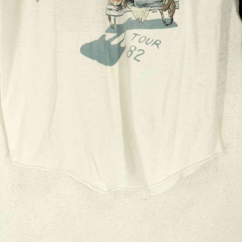 80s GENESIS ラグラン 七分袖 バンドTシャツ メンズ JPN:M
