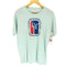 推定70-80s VANDER MEER WORLD CLASS TRAINING CENTER トレフォイル 袖裾シングル 両面プリントクルーネックTシャツ メンズ