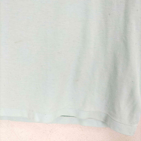 推定70-80s VANDER MEER WORLD CLASS TRAINING CENTER トレフォイル 袖裾シングル 両面プリントクルーネックTシャツ メンズ