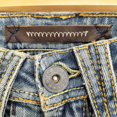 ヤヌーク YANUK セミフレアデニムパンツ レディース UK:24