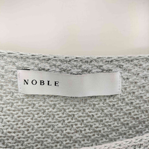 ノーブル Noble 24SS ペーパーヤーン カノコショート丈プルオーバー レディース FREE