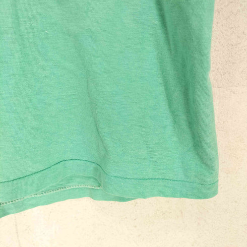 ヘインズ Hanes 90s USA製 袖裾シングル MY IDEA OF CAMPING IN YOSEMITE... フロントプリントクルーネックTシャツ メンズ JPN:M