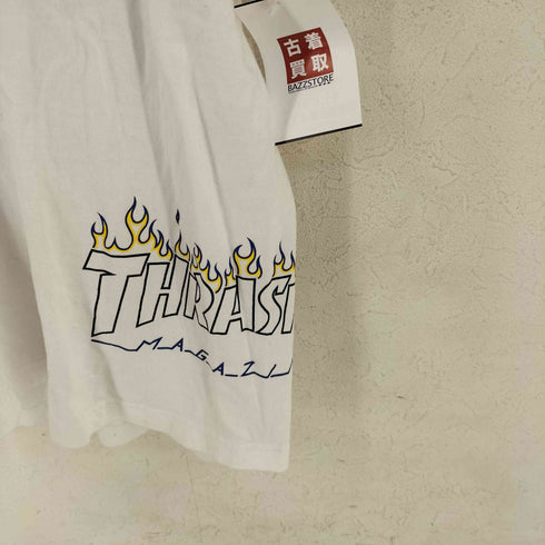スラッシャー THRASHER サイドロゴ プリントクルーネック半袖Tシャツ レディース JPN:M