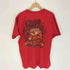 00S バック キャラクター プリント ファイヤーパターン アニメ Tシャツ コピーライト 2001 メンズ import:L