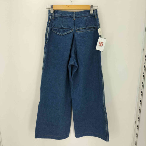 トーガプルラ TOGA PULLA フラップポケット フレア デニムパンツ レディース 36