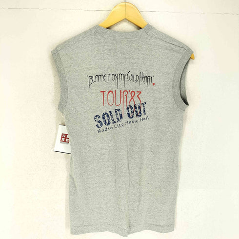 スクリーンスターズ SCREEN STARS 1983 裾シングル TOUR'83 SOLD OUT アーティスト 両面プリントタンクトップ メンズ JPN:M