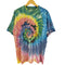 オールスポーツ ALL sport 90S USA製 PROWEIGHT Peace Frogs カエル グレイトフルデッド モチーフ タイダイ 総柄 Tシャツ 袖シングルステッチ メンズ import:XL