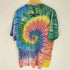 オールスポーツ ALL sport 90S USA製 PROWEIGHT Peace Frogs カエル グレイトフルデッド モチーフ タイダイ 総柄 Tシャツ 袖シングルステッチ メンズ import:XL