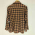 ヴィエラ Viyella 60-70S Hathaway ウール コットン 開襟 オープンカラー チェック シャツ 襤褸 ボロ メンズ 15-151/2