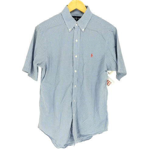 ラルフローレン RALPH LAUREN 90s CLASSIC FIT ポニー刺繍 チェック柄BDシャツ メンズ JPN:S