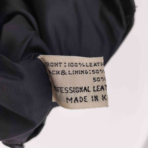 ギャップ Gap 80S レザー ナイロン 切替 5B ベスト ジレ メンズ
