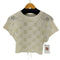 ザラ ZARA ビーズ バックオープン S/S ニット レディース import:M