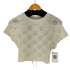 ザラ ZARA ビーズ バックオープン S/S ニット レディース import:M