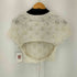 ザラ ZARA ビーズ バックオープン S/S ニット レディース import:M