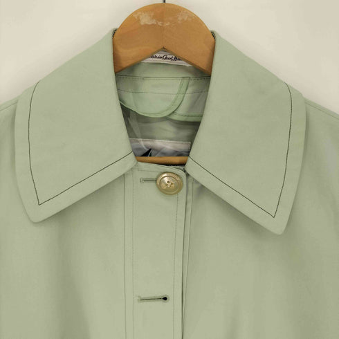 90S Misty Harbor USA製 Textured Dacron Polyester ポリ ステンカラー コート レディース 14 REG