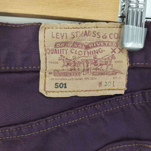 リーバイス Levis 00S ユーロリーバイス 501 ボタン裏 299 刻印 後染め 5ポケット ボタンフライ デニム パンツ 2000年製 メンズ W:30 L:34