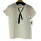 アニエスベー agnes b. PARIS Vネック プリント Tシャツ レディース Tイ