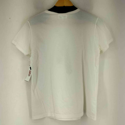 アニエスベー agnes b. PARIS Vネック プリント Tシャツ レディース Tイ