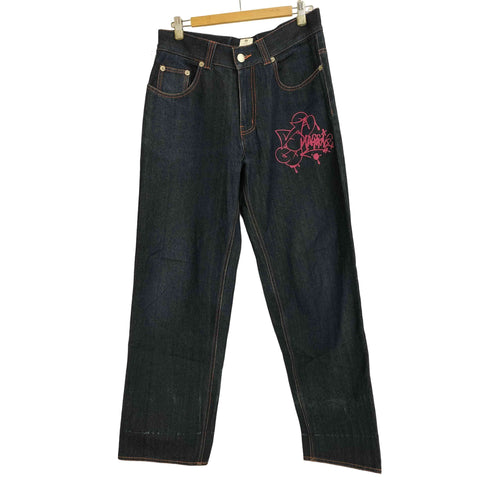 オクトパスアーミー OCTOPUS ARMY 90-00S ペイント ワイドデニムパンツ  メンズ JPN:M