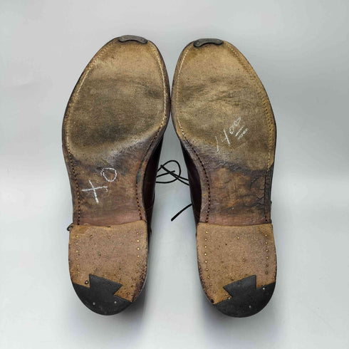 ブルックスブラザーズ BROOKS BROTHERS 70S 別注 PEAL & Co 325 英国製 U TIP SHOES Uチップ シュリンクレザー シューズ メンズ US:8.5D