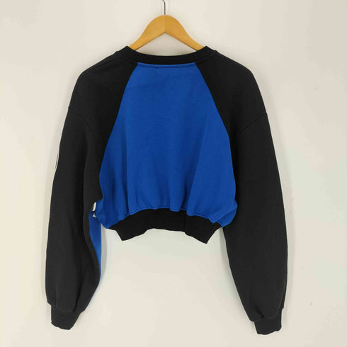 ザラ ZARA トリコカラー ロゴスウェット レディース import:S