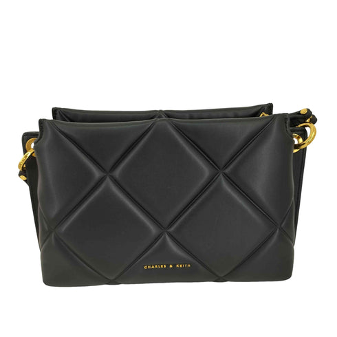 チャールズアンドキース CHARLES&KEITH キルティング ショルダーバッグ レディース
