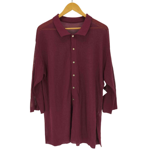 エドウィナホール Edwina Horl シアーニットポロシャツ メンズ