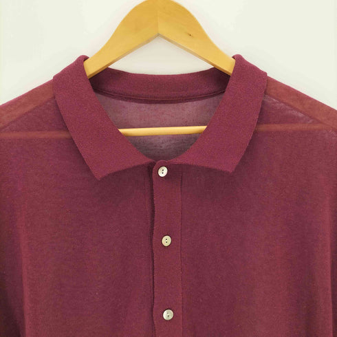 エドウィナホール Edwina Horl シアーニットポロシャツ メンズ