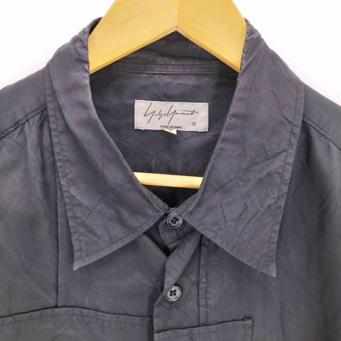 ヨウジヤマモトプールオム Yohji Yamamoto POUR HOMME 先染めブロードパッチワーク メンズ 2
