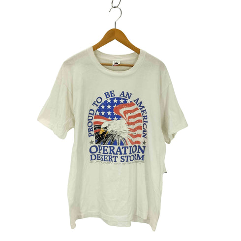 フルーツオブザルーム FRUIT OF THE LOOM 90S DESERT STORM プリントTシャツ 湾岸戦争 メンズ JPN:XL
