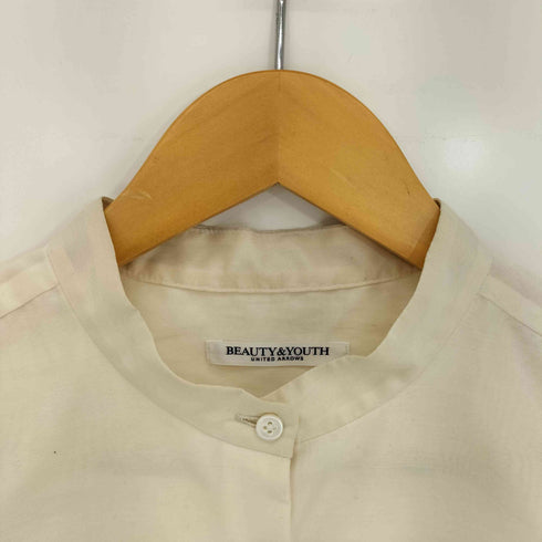 ビューティーアンドユースユナイテッドアローズ BEAUTY & YOUTH UNITED ARROWS シアー バンドカラー シャツ レディース