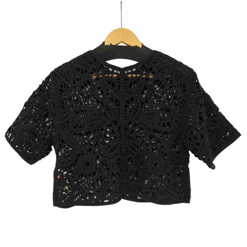 ビューティーアンドユースユナイテッドアローズ BEAUTY & YOUTH UNITED ARROWS エンブロイダリー ショートスリーブ カーディガン 2way レディース