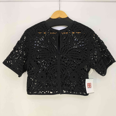 ビューティーアンドユースユナイテッドアローズ BEAUTY & YOUTH UNITED ARROWS エンブロイダリー ショートスリーブ カーディガン 2way レディース