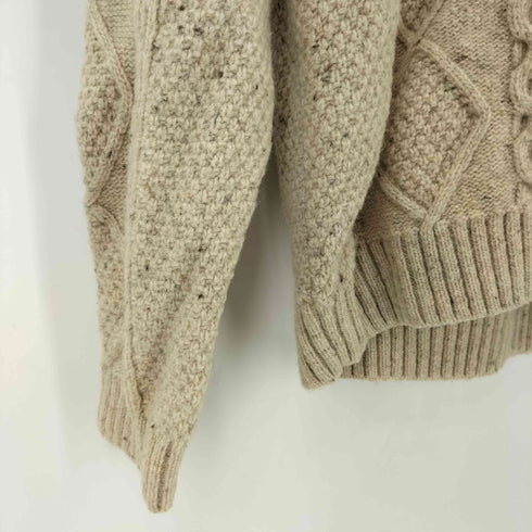 エーグル AIGLE ハイネック アランニット メンズ