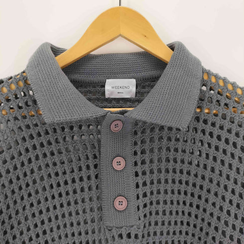 WEEKEND SEOUL メッシュニットポロ メンズ