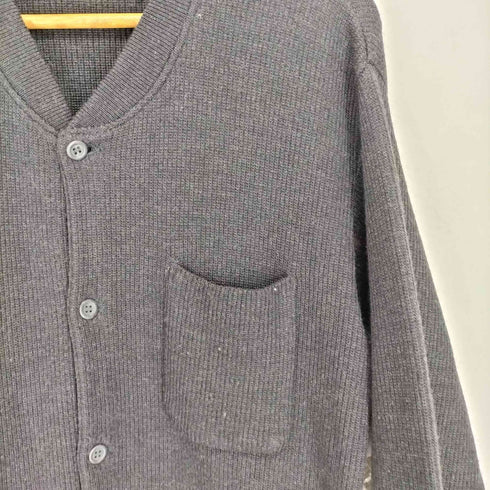 ヨウジヤマモトダーバン アール Yohji Yamamoto DURBAN A.A.R 90s フロントポケット ウールニット リブカーディガン メンズ JPN:M