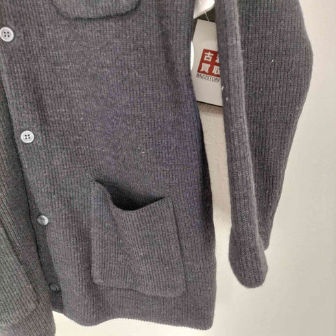 ヨウジヤマモトダーバン アール Yohji Yamamoto DURBAN A.A.R 90s フロントポケット ウールニット リブカーディガン メンズ JPN:M