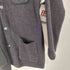 ヨウジヤマモトダーバン アール Yohji Yamamoto DURBAN A.A.R 90s フロントポケット ウールニット リブカーディガン メンズ JPN:M