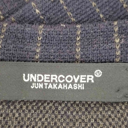 アンダーカバー UNDERCOVER Plaid Round-Neck Cardigan メンズ JPN:2