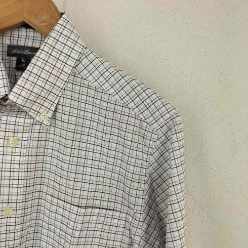 エディーバウアー Eddie Bauer WRINKLE FREE ボタンダウン チェックシャツ メンズ XS