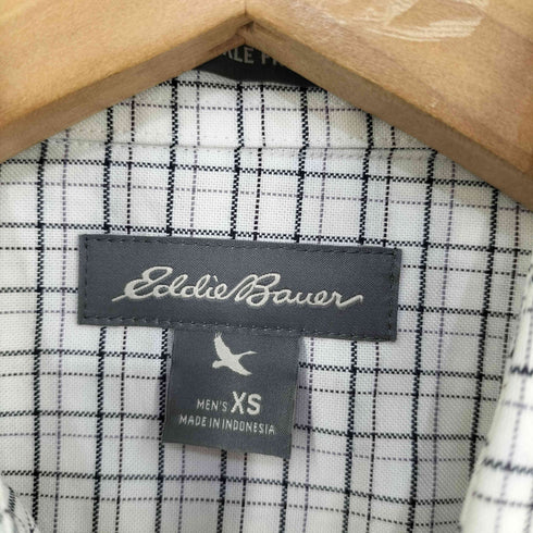 エディーバウアー Eddie Bauer WRINKLE FREE ボタンダウン チェックシャツ メンズ XS