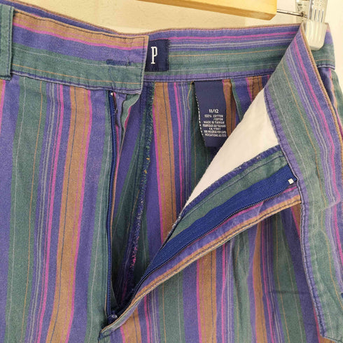 ギャップ Gap OLD 台湾製 ストライプショーツ レディース 11/12