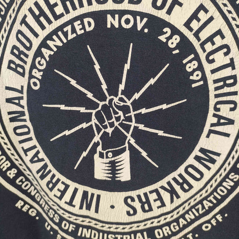 UFCW IBEW USA製 国際電気労働組合 クルーネックTシャツ メンズ import:XL