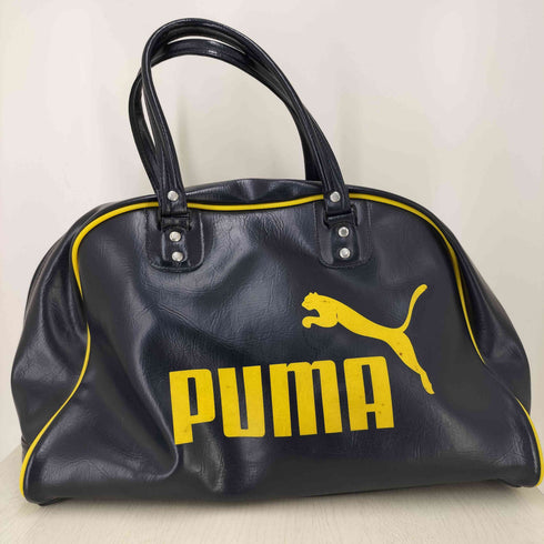 プーマ PUMA ロゴプリント ビニール ボストン バッグ Y2K メンズ