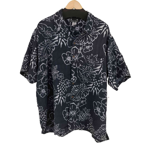 OUTBACK RIDER レーヨンポリ オープンカラーシャツ メンズ import:M