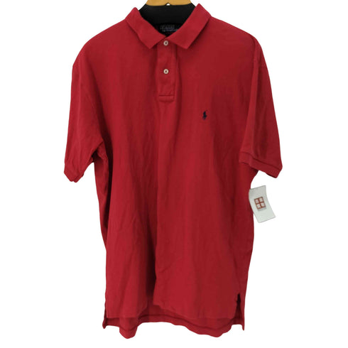 ポロバイラルフローレン Polo by RALPH LAUREN S/S スモールポニー刺繍ポロシャツ メンズ import:L