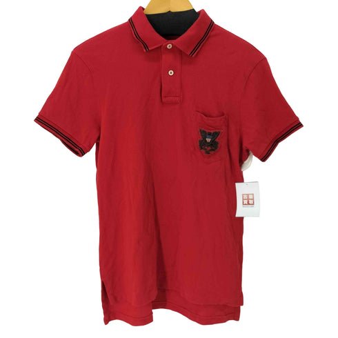 ポロバイラルフローレン Polo by RALPH LAUREN フロントロゴ刺繍ポロシャツ メンズ import:M